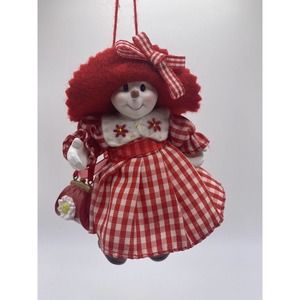 Kurt S Adler Christmas Ornament Vintage Old World Christmas Snowman Girl Rare